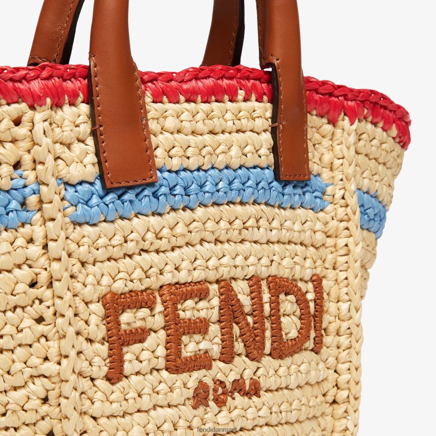 vævet raffia minitaske Kvinder Fendi tilbehør beige A44V2D620