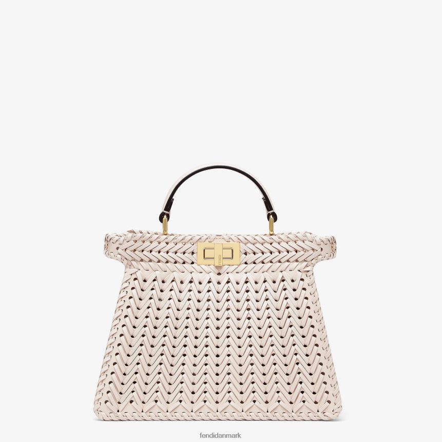 Camellia interlace lædertaske Kvinder Fendi tilbehør beige A44V2D556