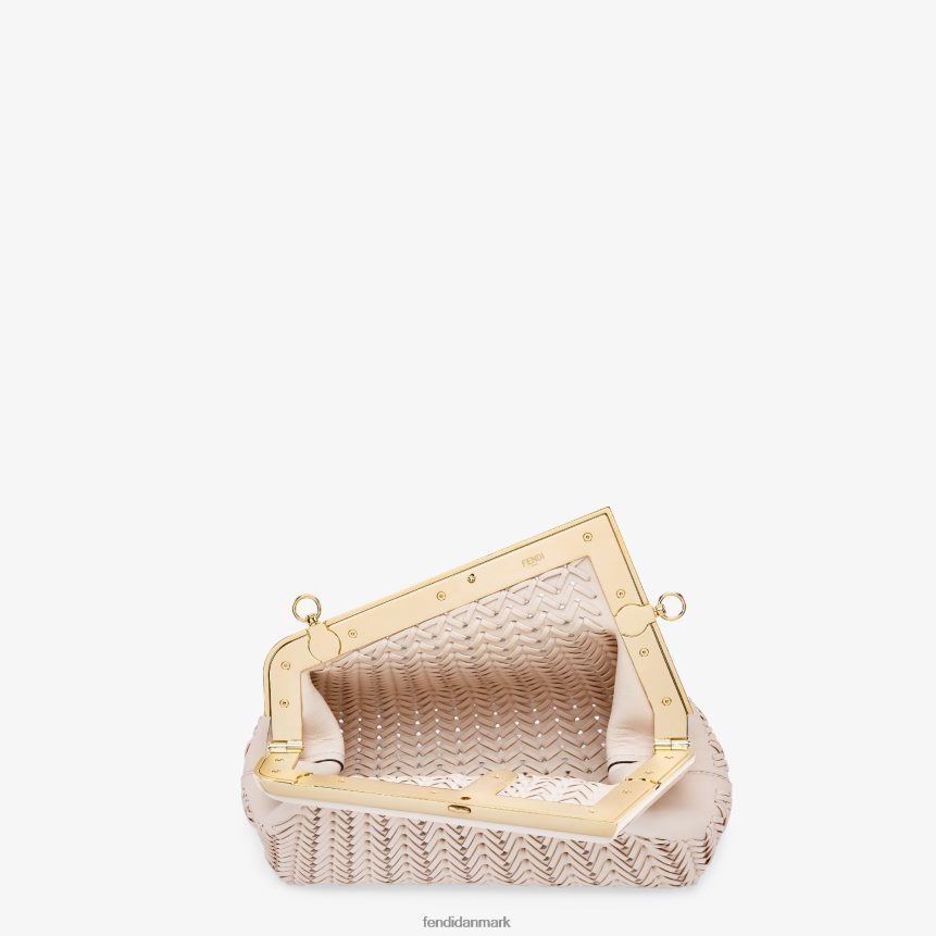 Camellia interlaced lædertaske Kvinder Fendi tilbehør lyserød A44V2D555