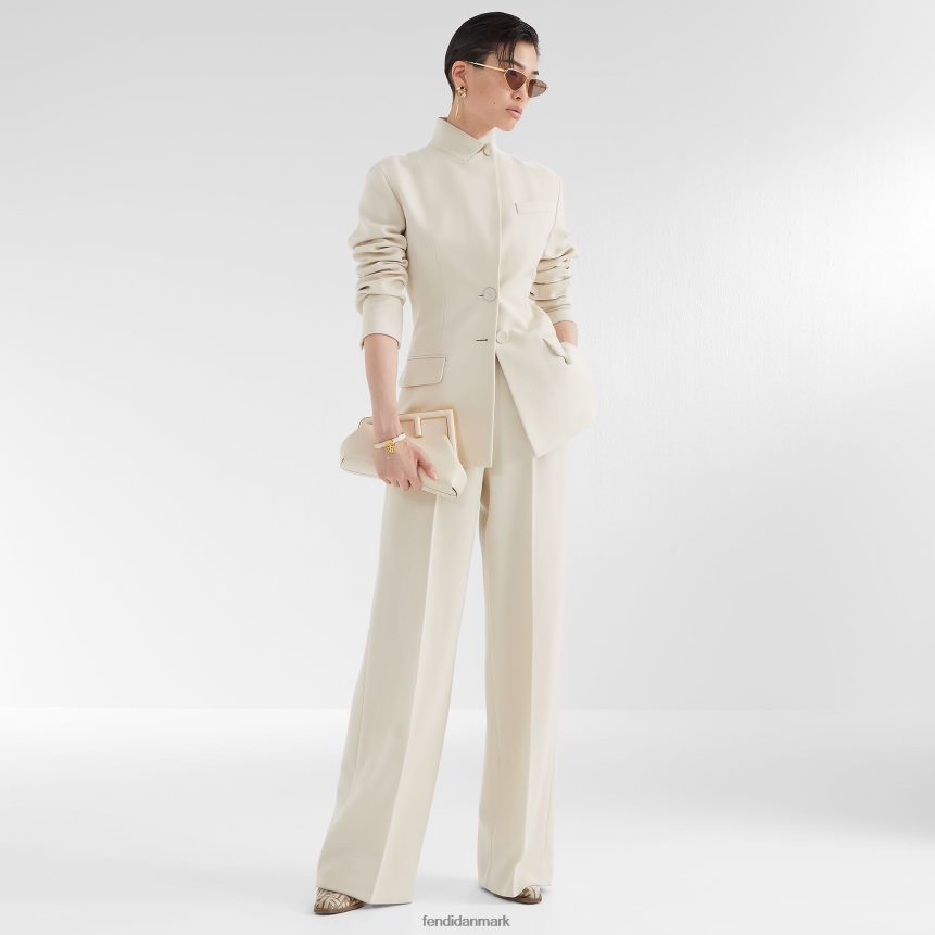 Camellia lædertaske Kvinder Fendi tilbehør hvid A44V2D853