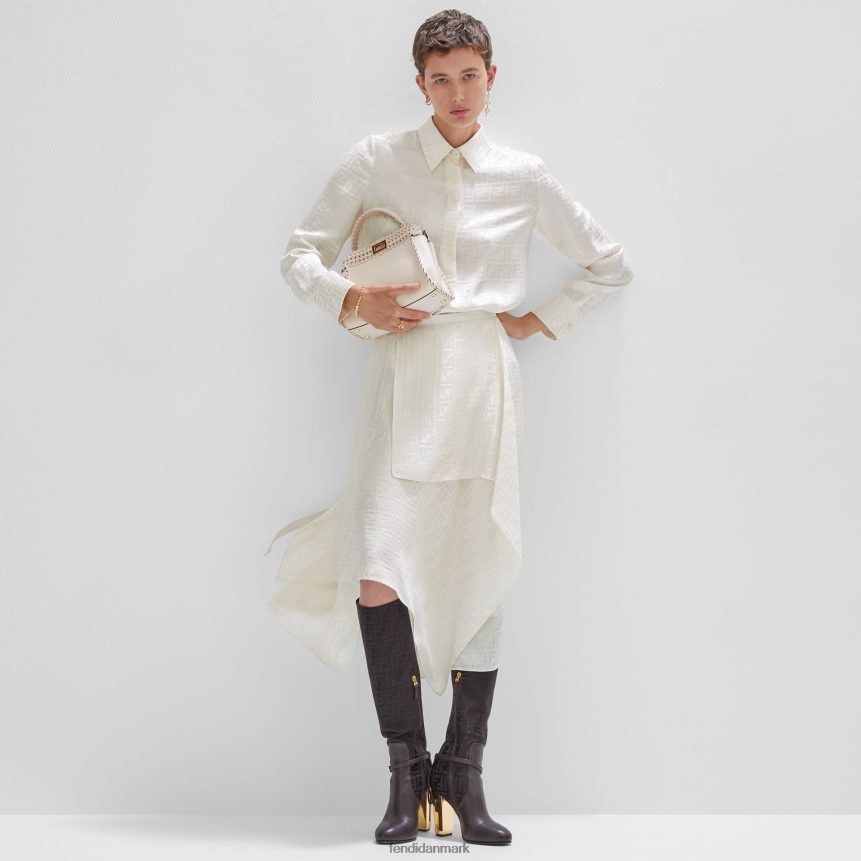 Camellia lædertaske med matchende gevind Kvinder Fendi tilbehør lyserød A44V2D552