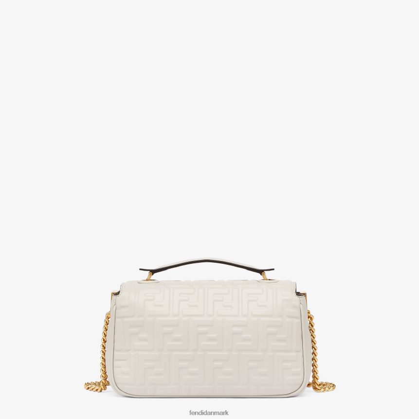 baguette kæde midi læder taske Kvinder Fendi tilbehør grå A44V2D861