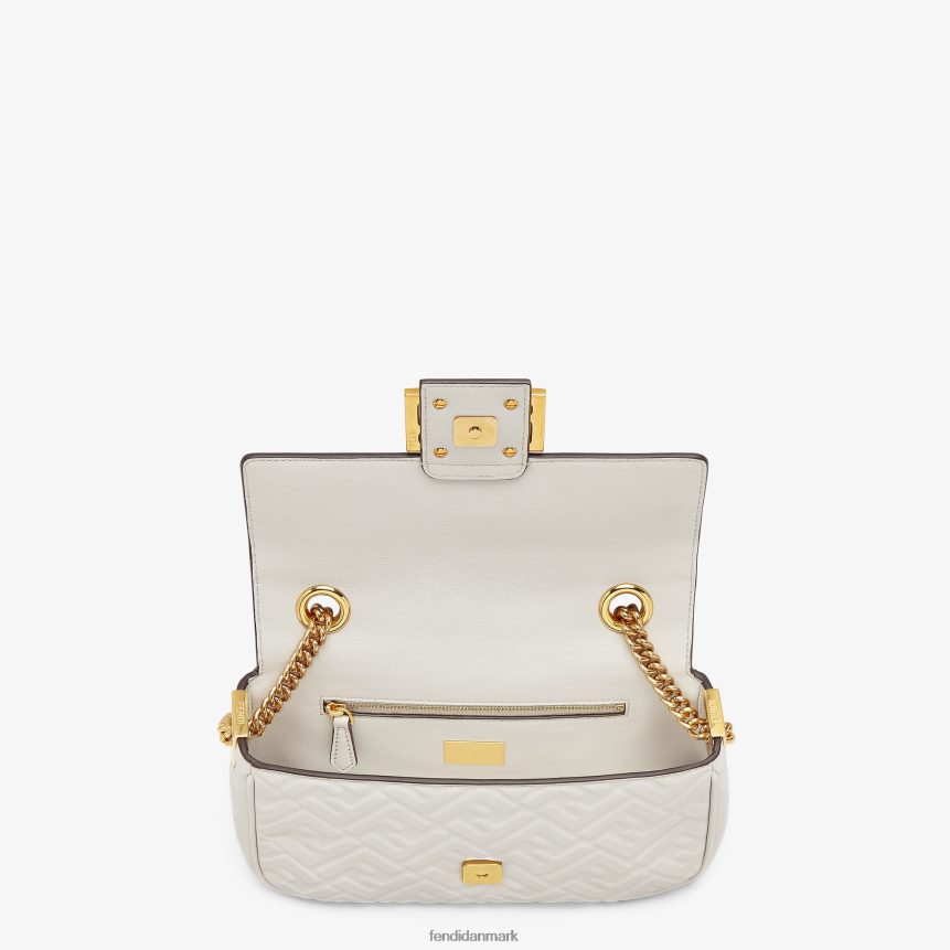 baguette kæde midi læder taske Kvinder Fendi tilbehør grå A44V2D861