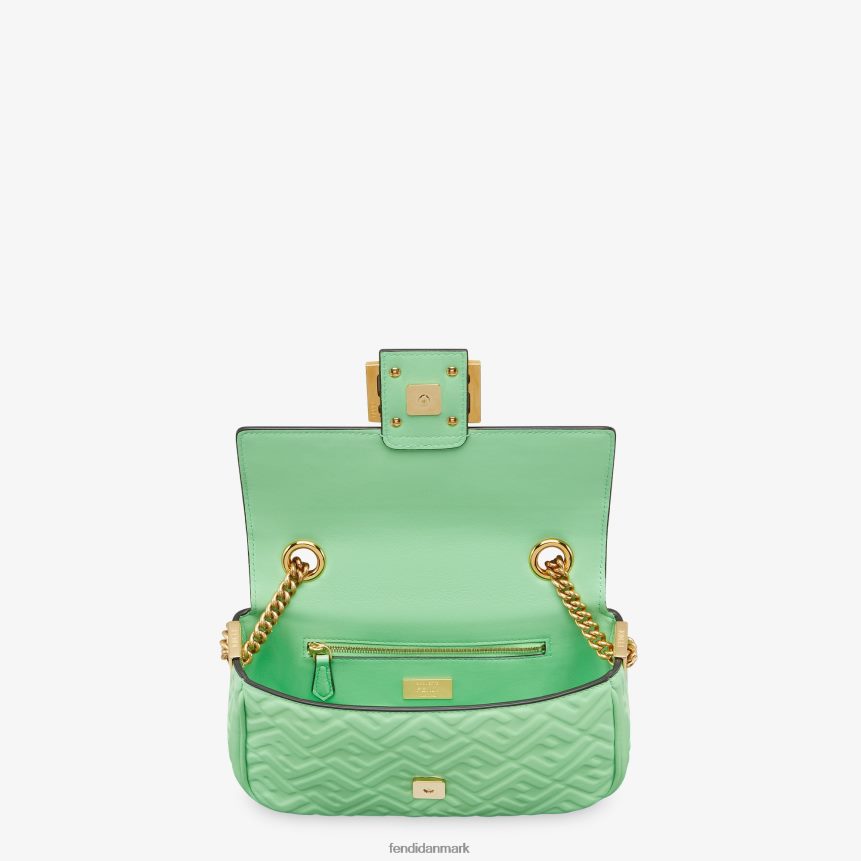baguette kæde midi nappa læder taske Kvinder Fendi tilbehør grøn A44V2D725