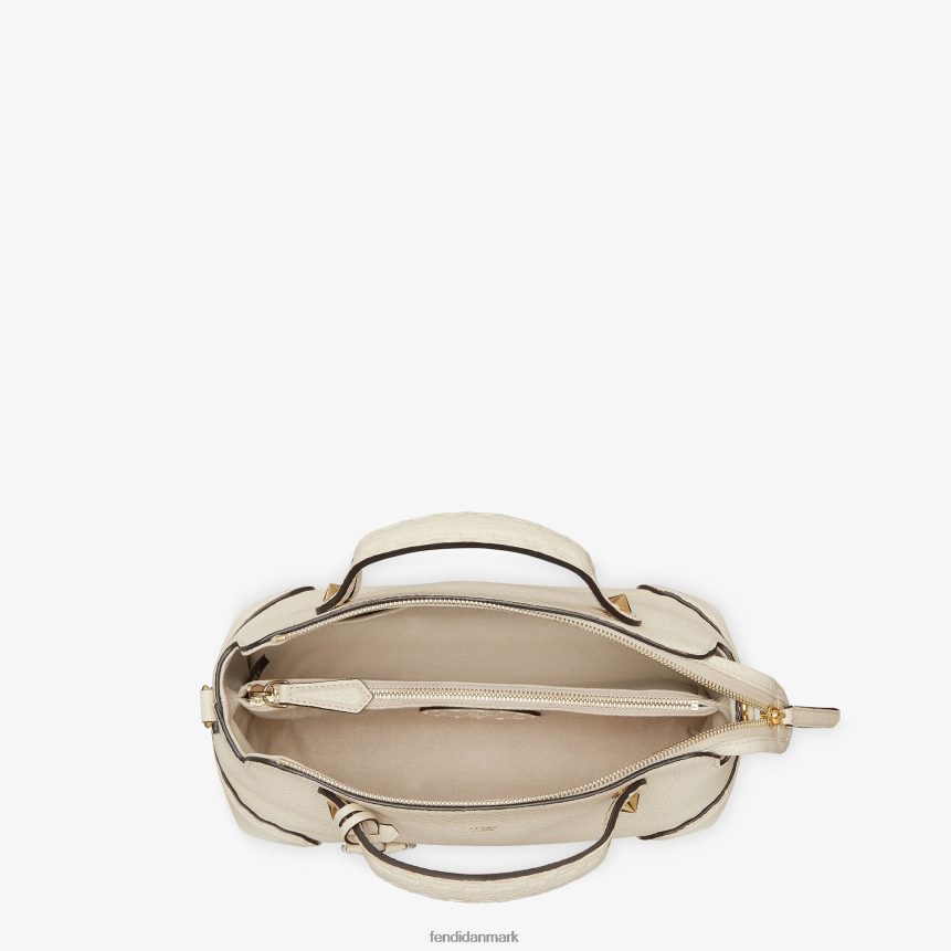 camellia selleria boston taske med oversize syninger Kvinder Fendi tilbehør beige A44V2D731