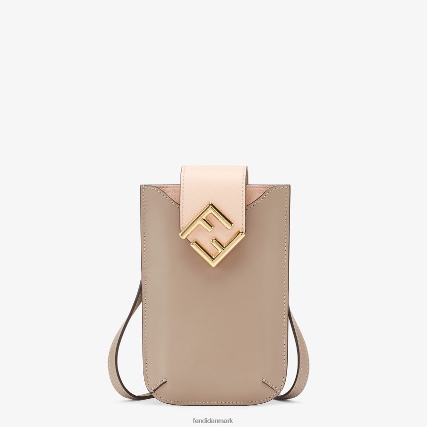 due læder pose Kvinder Fendi tilbehør beige A44V2D1460