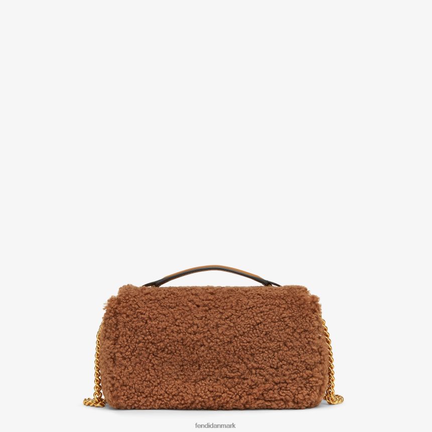 fåreskind taske Kvinder Fendi tilbehør Brun A44V2D752