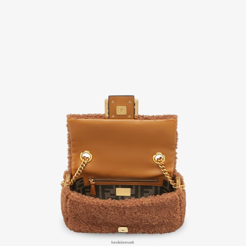 fåreskind taske Kvinder Fendi tilbehør Brun A44V2D752