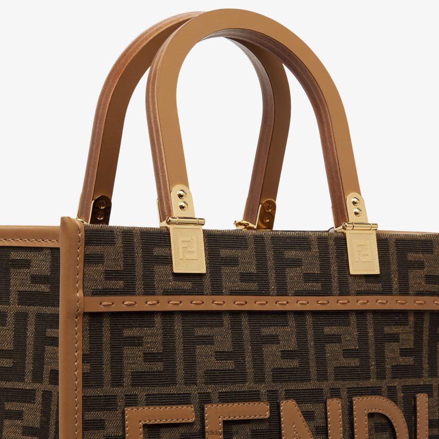 ff jacquard stof shopper Kvinder Fendi tilbehør Brun A44V2D531