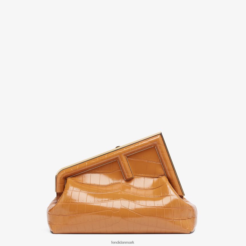 krokodille læder taske Kvinder Fendi tilbehør Brun A44V2D773
