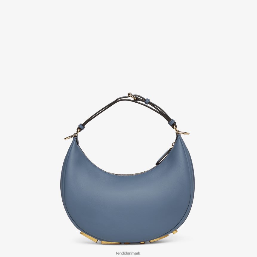 lille grafisk lædertaske Kvinder Fendi tilbehør blå A44V2D698