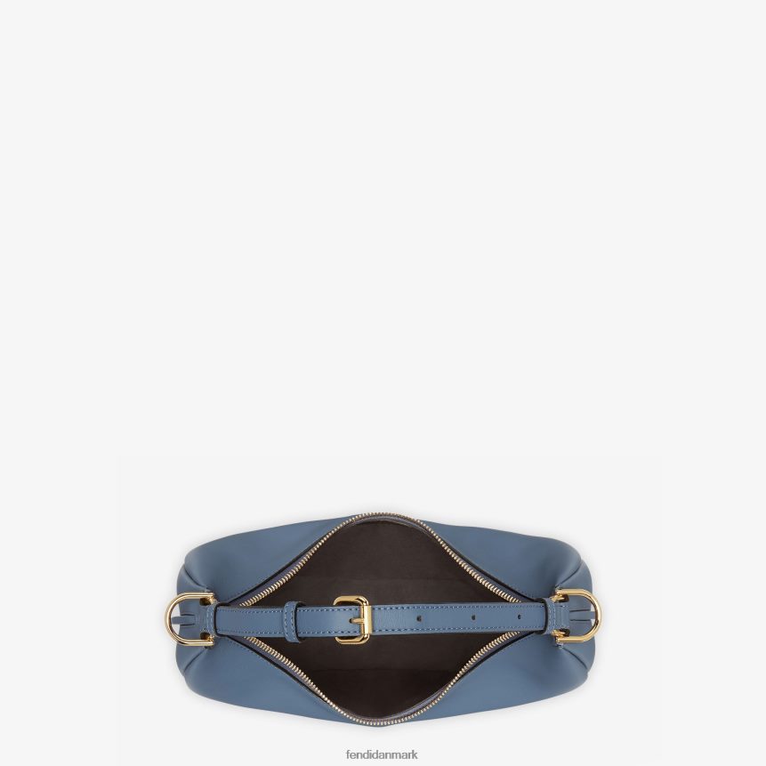 lille grafisk lædertaske Kvinder Fendi tilbehør blå A44V2D698