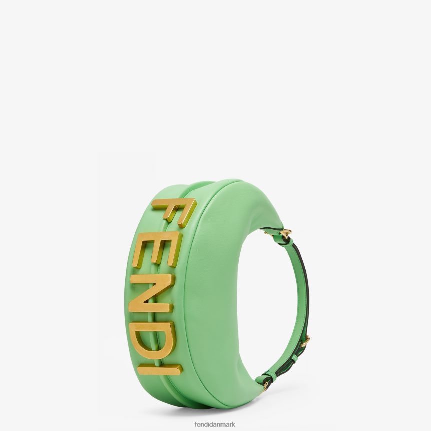 lille grafisk lædertaske Kvinder Fendi tilbehør grøn A44V2D714