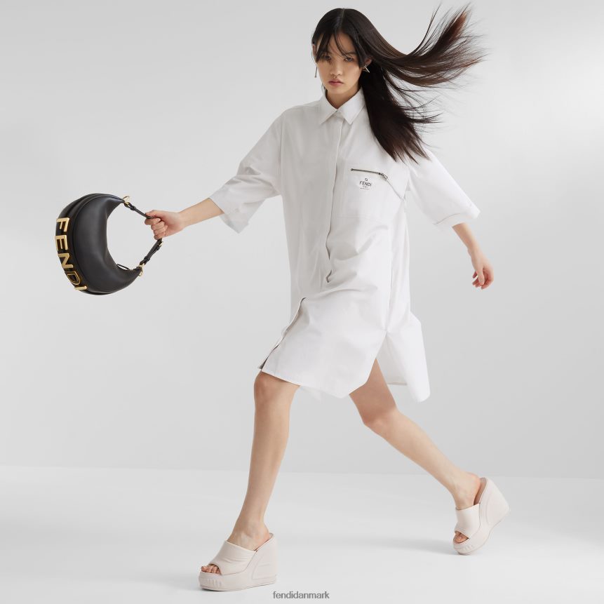 lille grafisk lædertaske Kvinder Fendi tilbehør sort A44V2D526