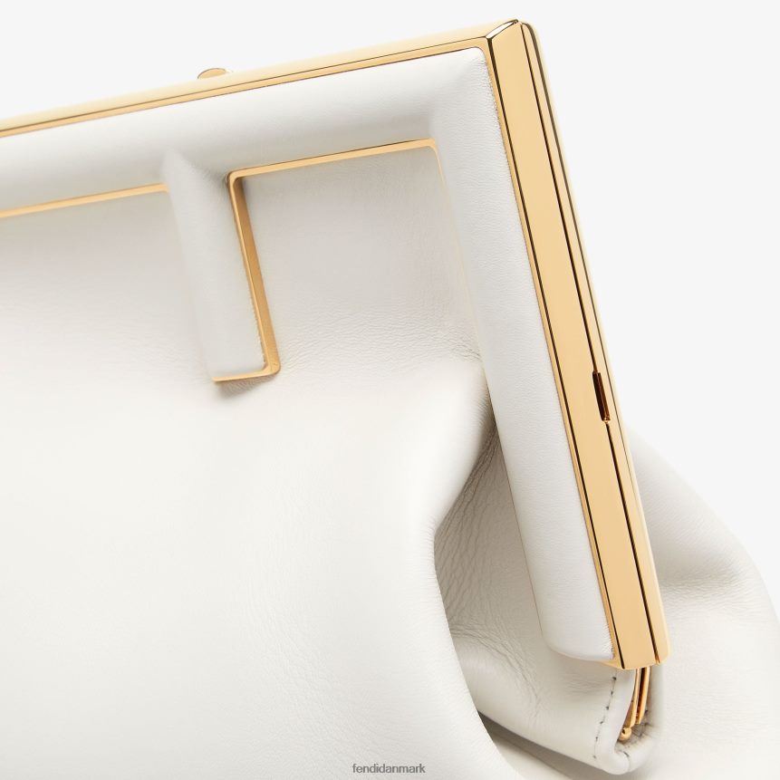 medium lædertaske Kvinder Fendi tilbehør hvid A44V2D872