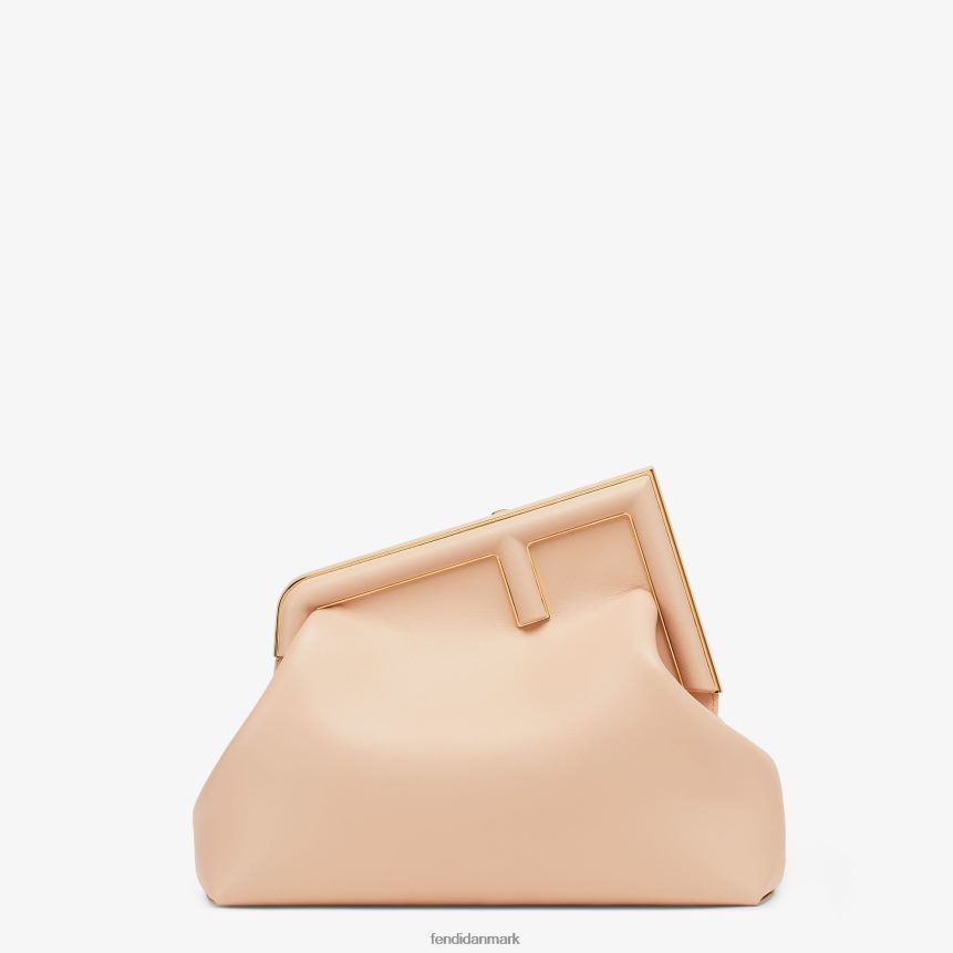 medium lædertaske Kvinder Fendi tilbehør lyserød A44V2D876