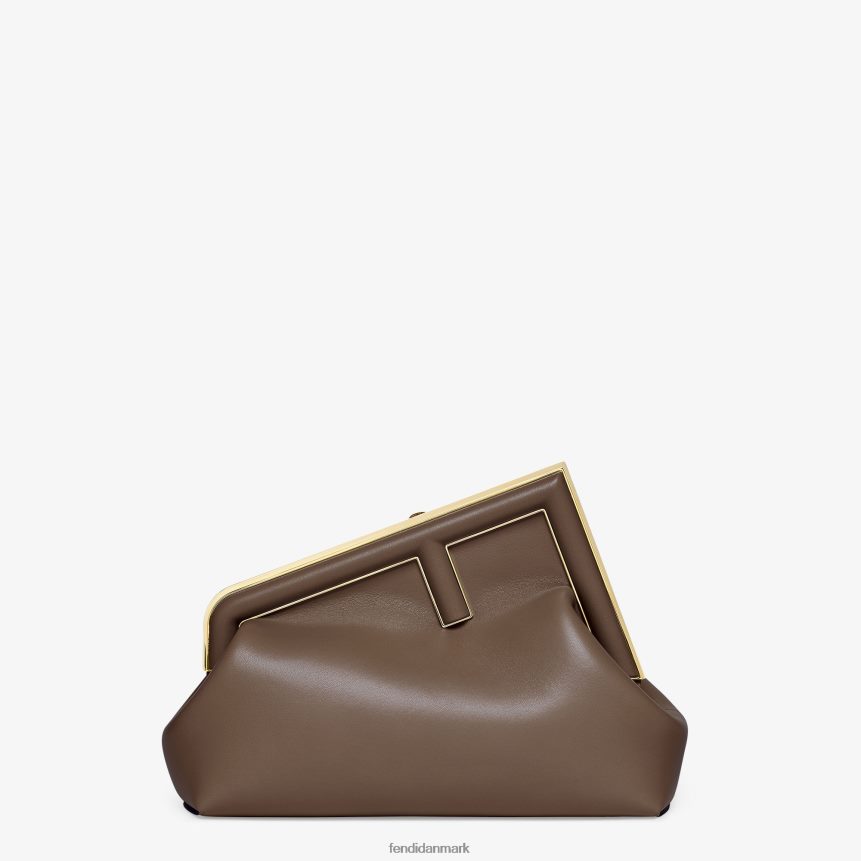 midi læder taske Kvinder Fendi tilbehør Brun A44V2D766