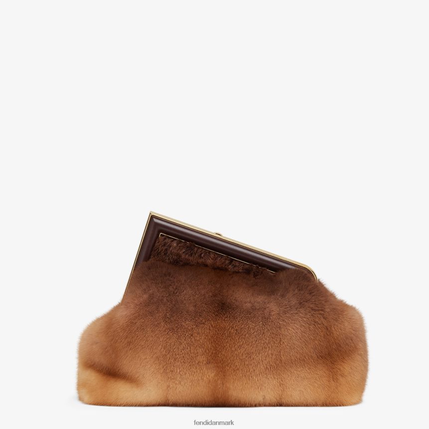 minkpose Kvinder Fendi tilbehør Brun A44V2D839