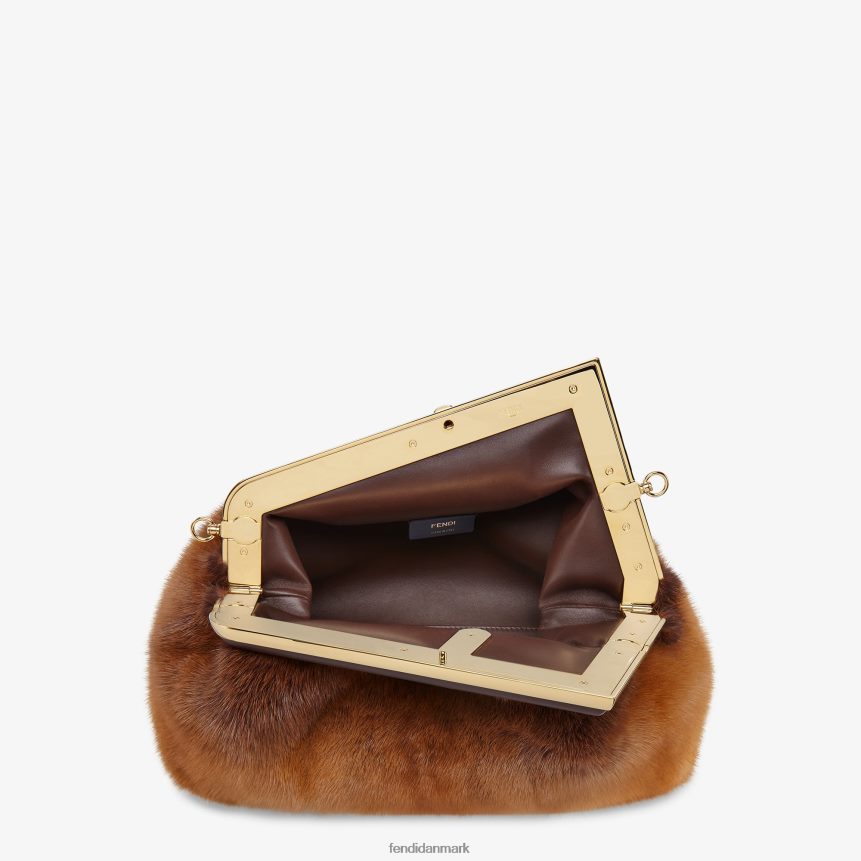 minkpose Kvinder Fendi tilbehør Brun A44V2D839