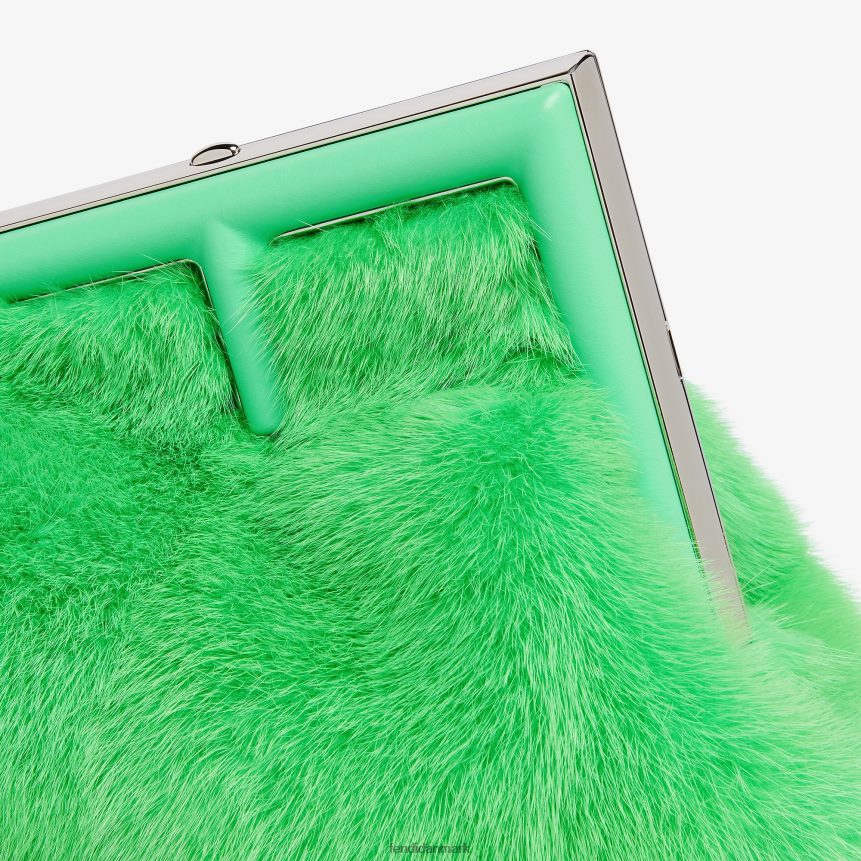 minkpose Kvinder Fendi tilbehør grøn A44V2D732