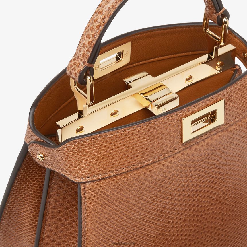 naturlig karung taske Kvinder Fendi tilbehør Brun A44V2D611