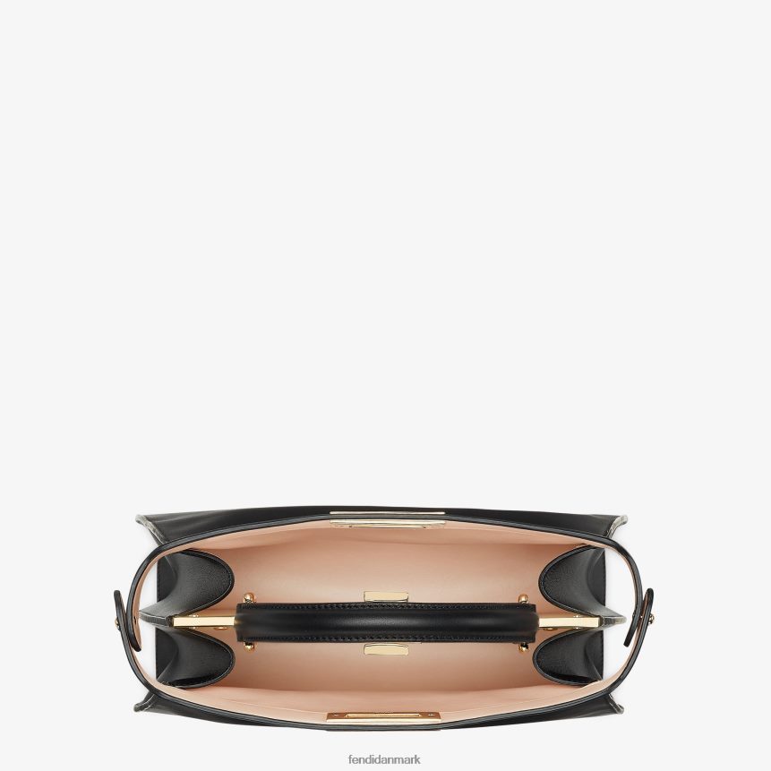 peekaboo iseeu medium lædertaske Kvinder Fendi tilbehør rosa sort A44V2D562
