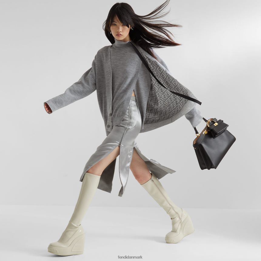 peekaboo iseeu medium lædertaske Kvinder Fendi tilbehør rosa sort A44V2D562