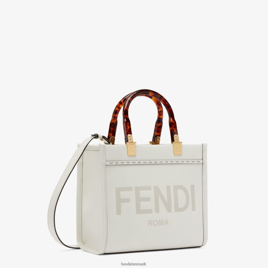 sunshine lille læder shopper Kvinder Fendi tilbehør hvid A44V2D642