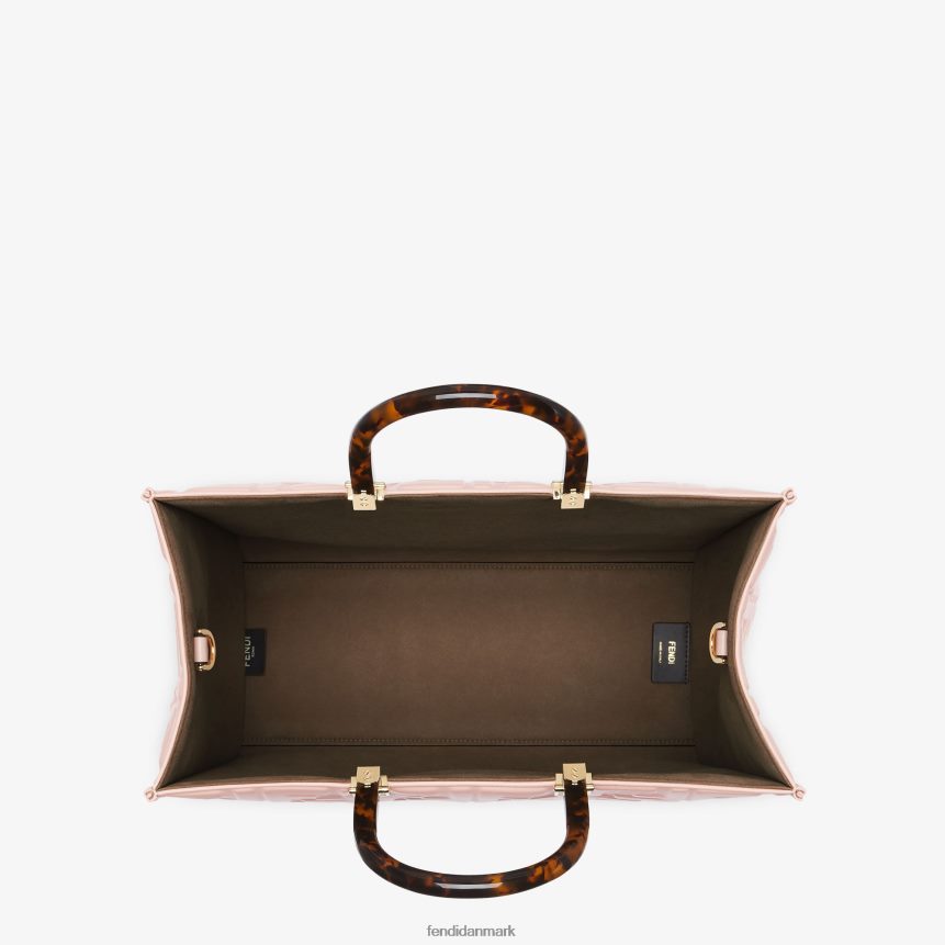 sunshine medium læder shopper Kvinder Fendi tilbehør lyserød A44V2D817