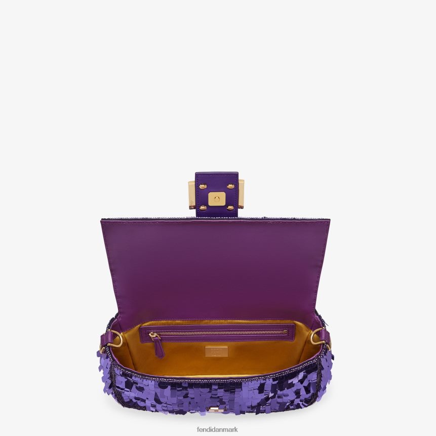 taske med pailletter Kvinder Fendi tilbehør lilla A44V2D517
