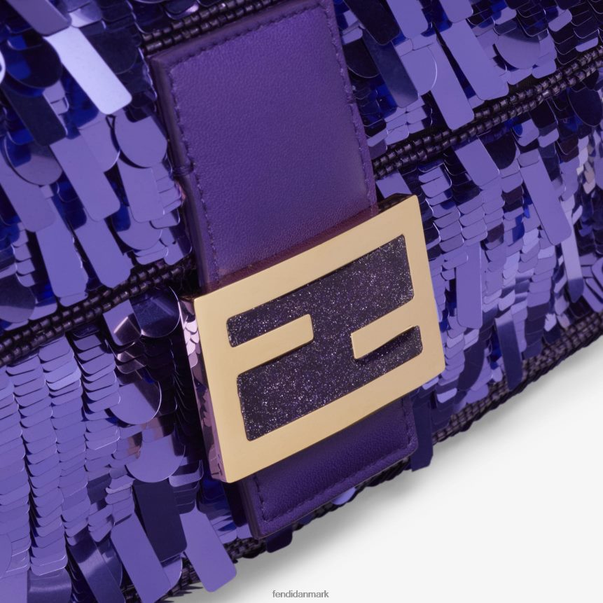 taske med pailletter Kvinder Fendi tilbehør lilla A44V2D517