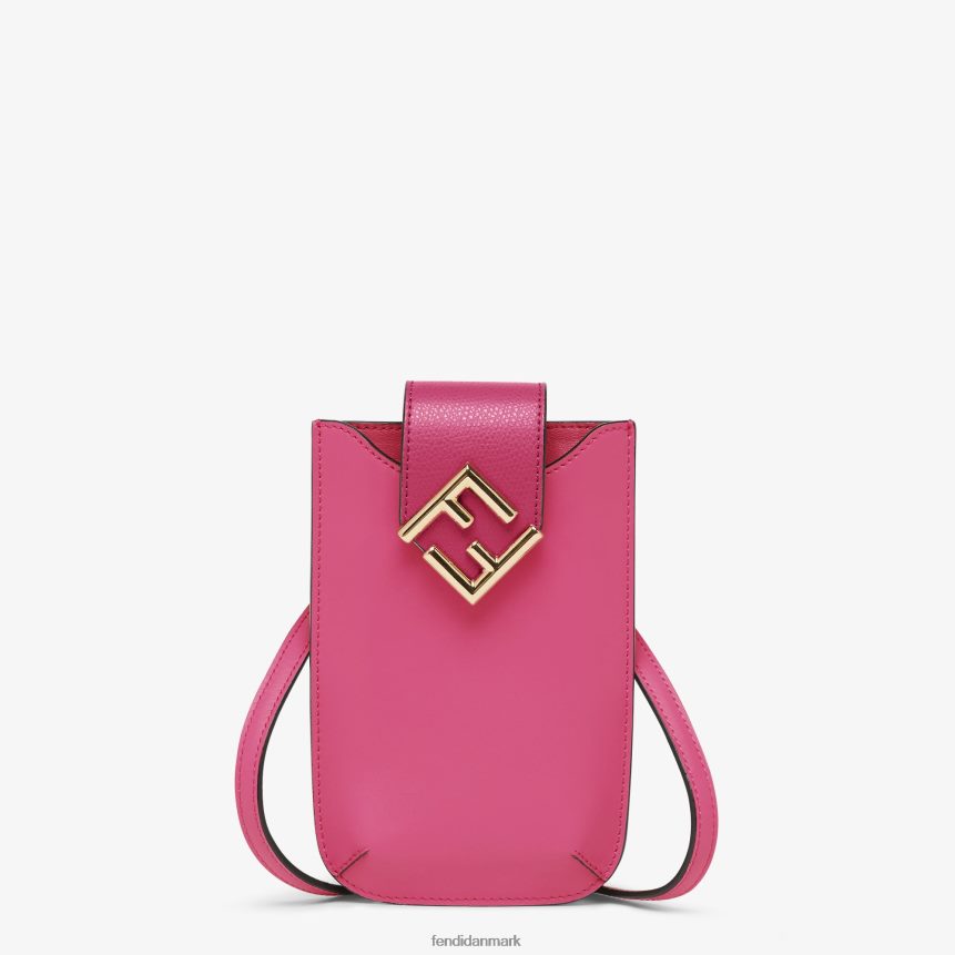 tofarvet fuchsia- og lædertaske Kvinder Fendi tilbehør beige A44V2D1517