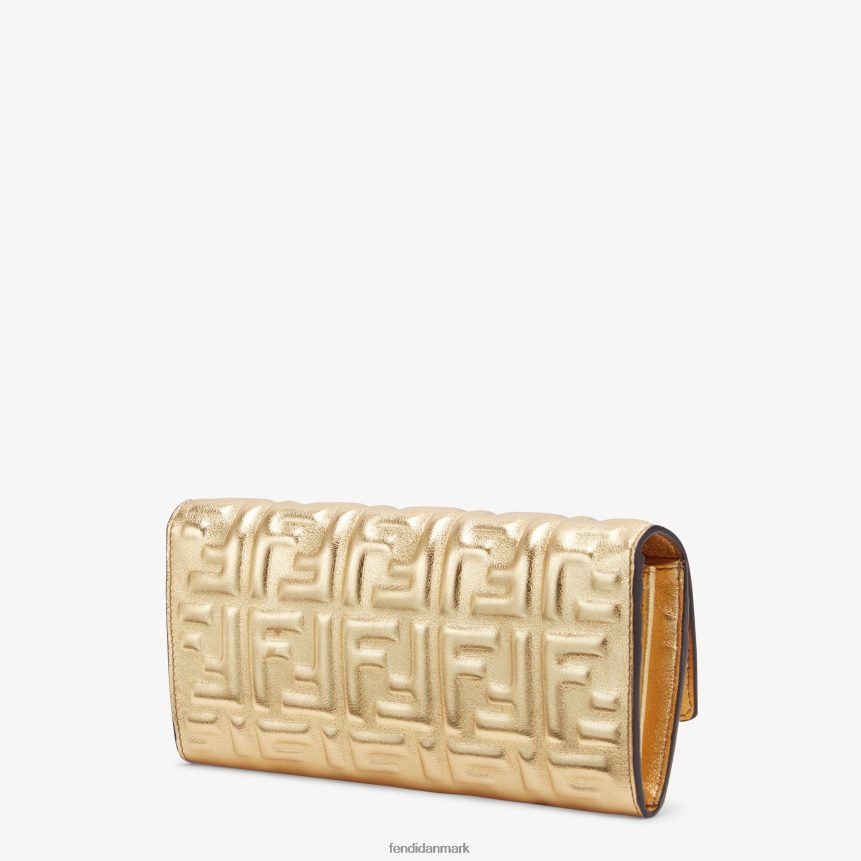 en læderpung Kvinder Fendi tilbehør guld A44V2D1576