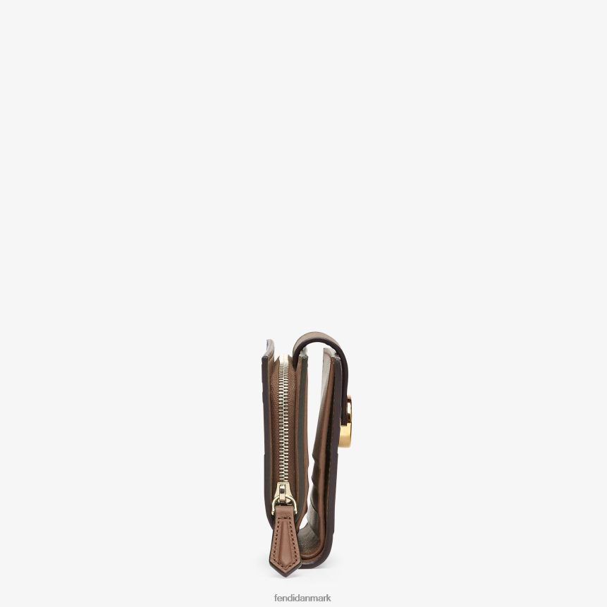 kompakt læderpung Kvinder Fendi tilbehør Brun A44V2D1482