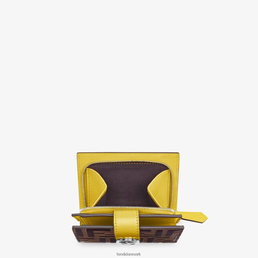 kompakt læderpung Kvinder Fendi tilbehør Brun A44V2D1582