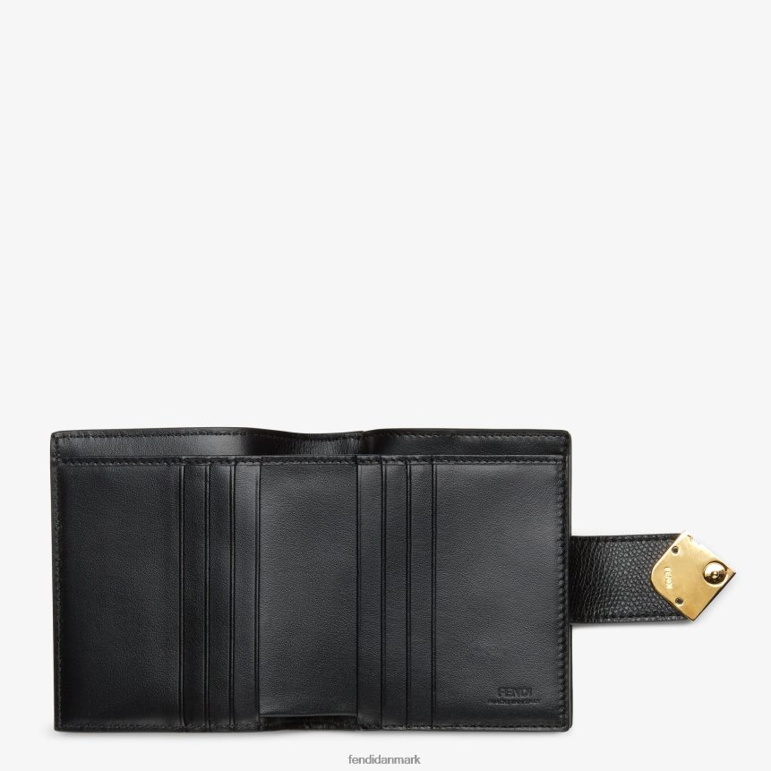 kompakt læderpung Kvinder Fendi tilbehør sort A44V2D1467