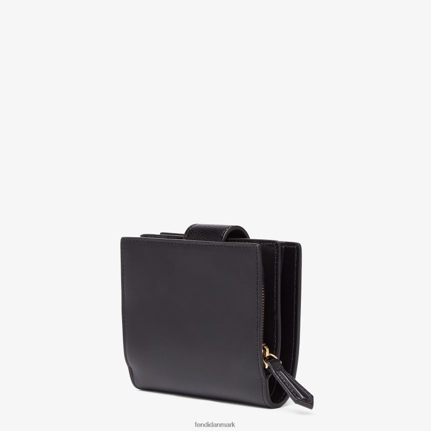 kompakt læderpung Kvinder Fendi tilbehør sort A44V2D1467