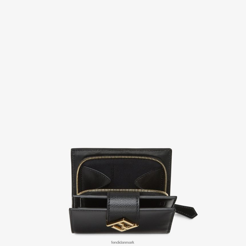 kompakt læderpung Kvinder Fendi tilbehør sort A44V2D1467