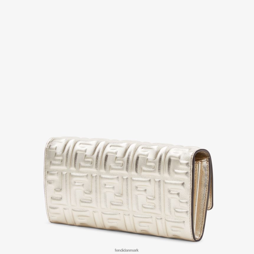 kontinental læder pung Kvinder Fendi tilbehør grå A44V2D1553