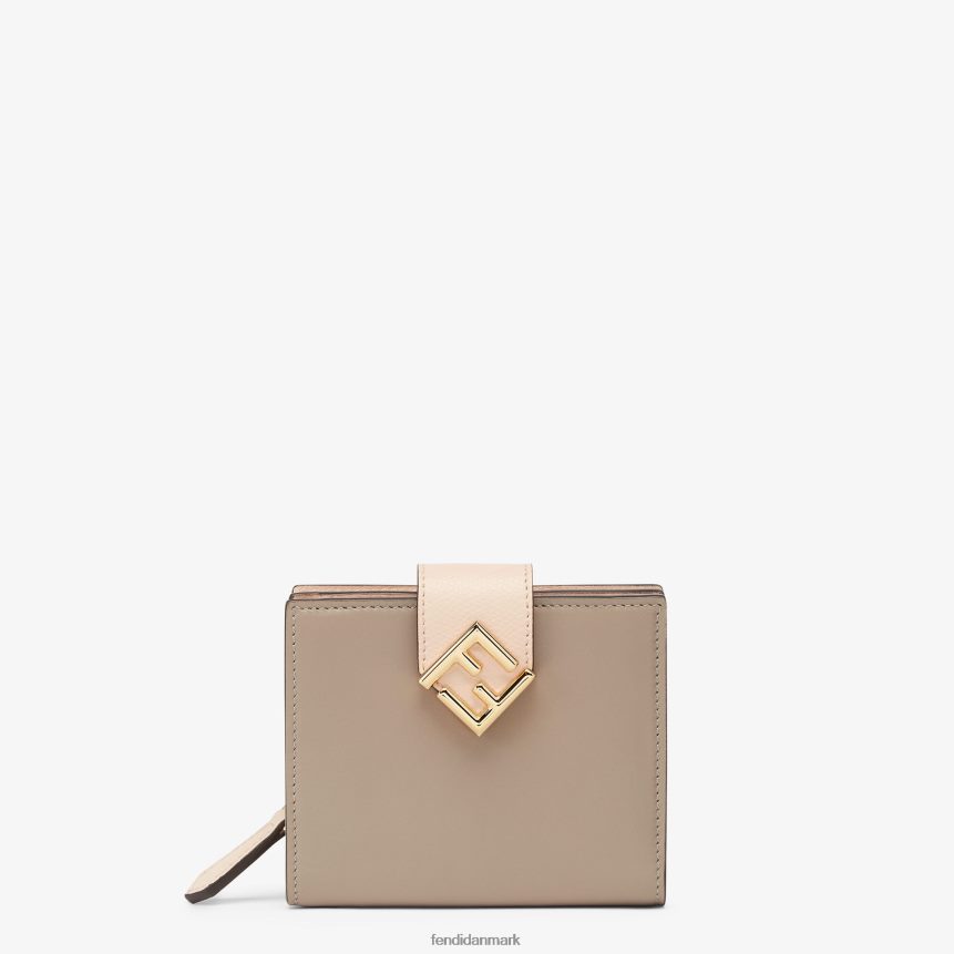 tofarvet due og kompakt læderpung Kvinder Fendi tilbehør flerfarvet A44V2D1458