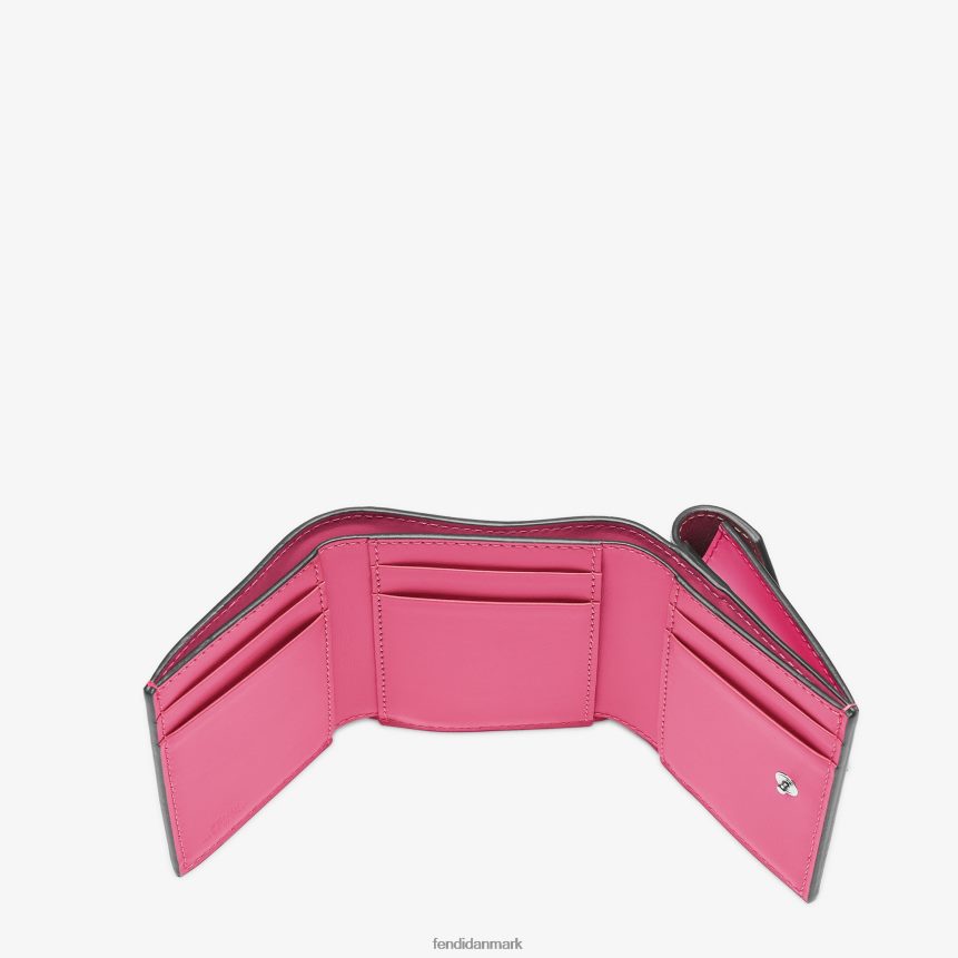 tofarvet fuchsia- og læderpung Kvinder Fendi tilbehør beige A44V2D1407