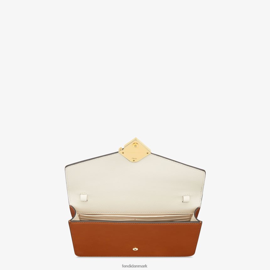 tofarvet læder og camellia pung Kvinder Fendi tilbehør flerfarvet A44V2D1437