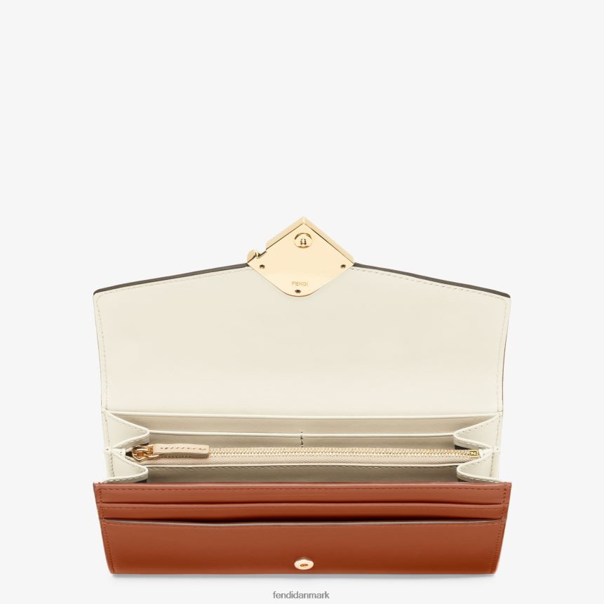 tofarvet læder og camellia pung Kvinder Fendi tilbehør flerfarvet A44V2D1453