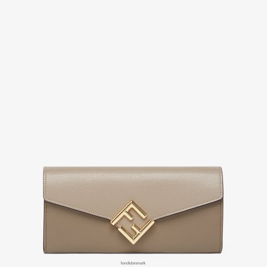 tofarvet og duelæder pung Kvinder Fendi tilbehør hvid A44V2D1515
