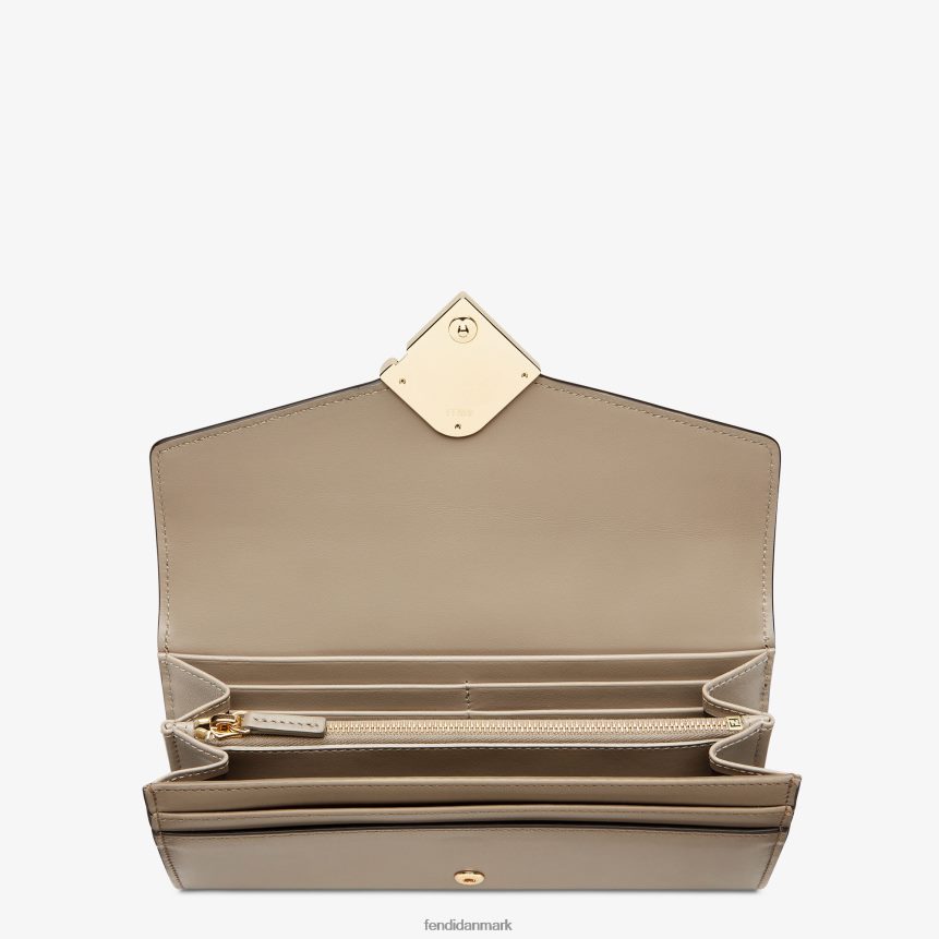 tofarvet og duelæder pung Kvinder Fendi tilbehør hvid A44V2D1515