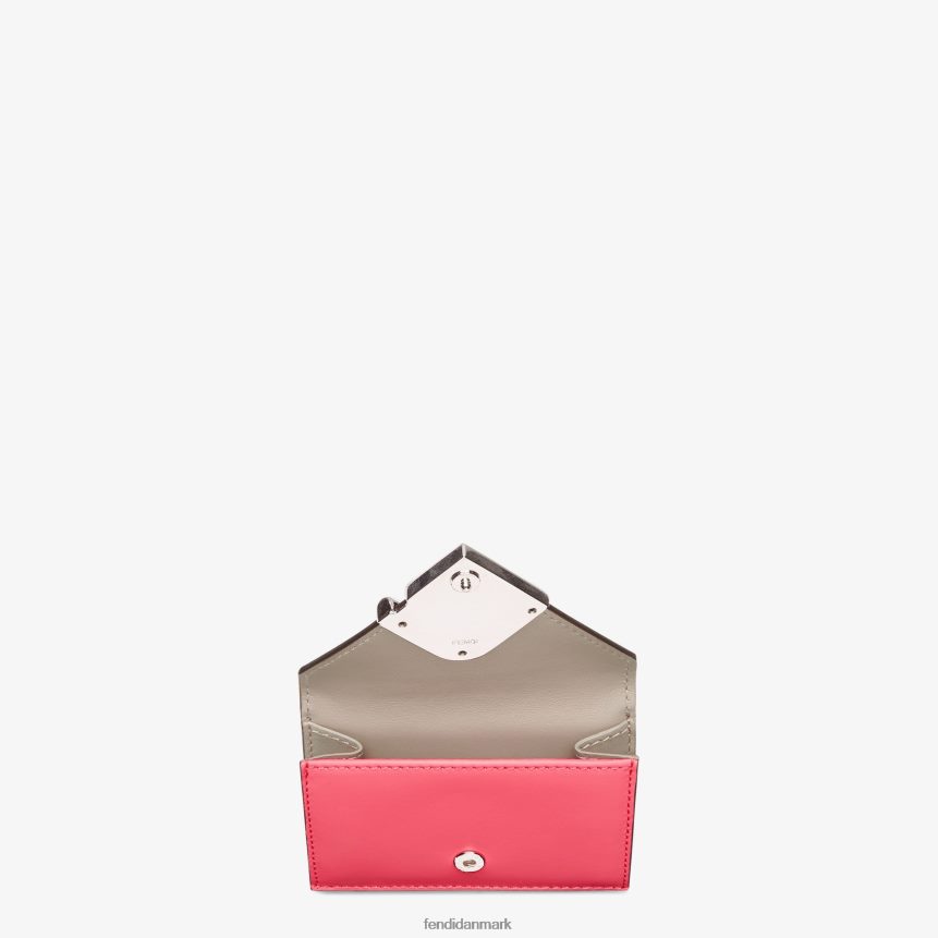 tofarvet og duelæder pung Kvinder Fendi tilbehør lyserød A44V2D1471