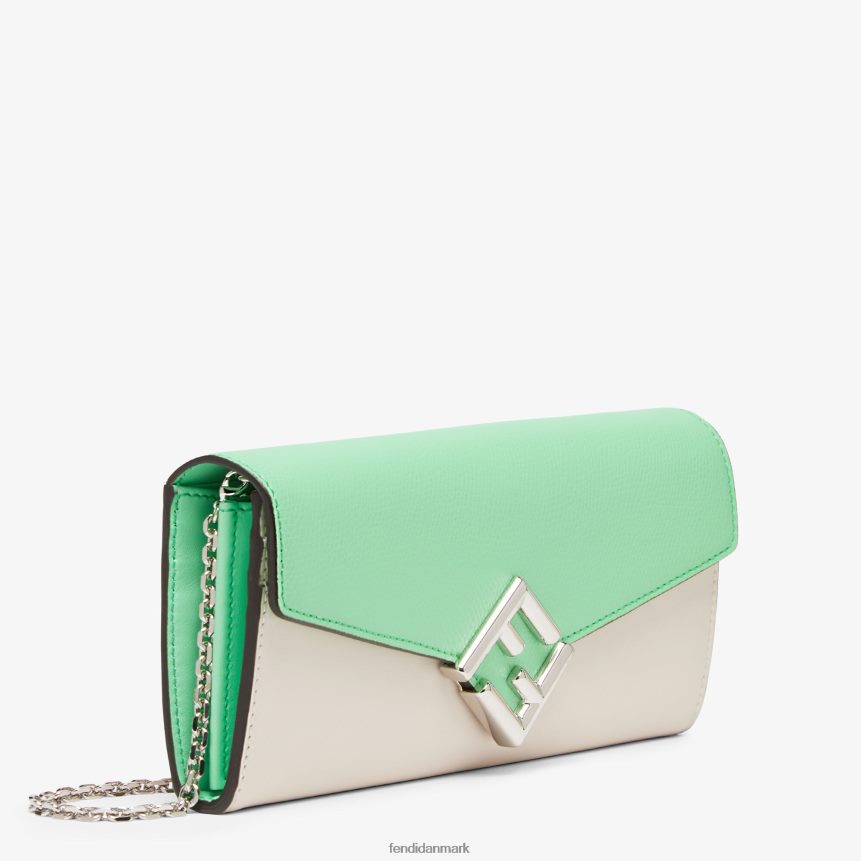 tofarvet og læderpung Kvinder Fendi tilbehør hvid A44V2D1463