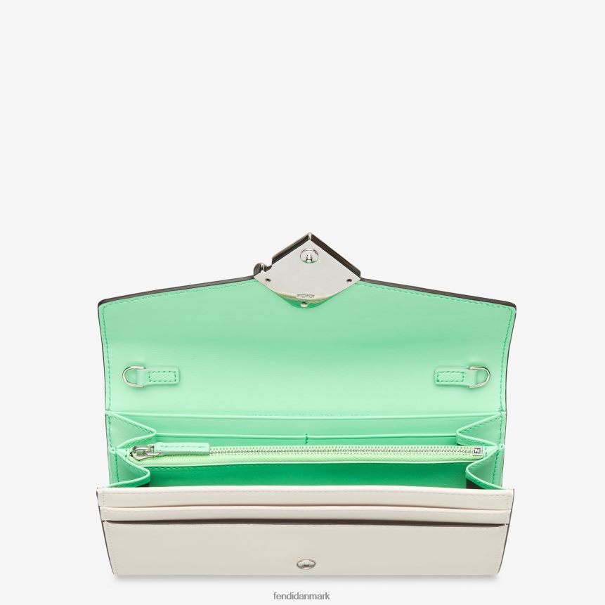 tofarvet og læderpung Kvinder Fendi tilbehør hvid A44V2D1463