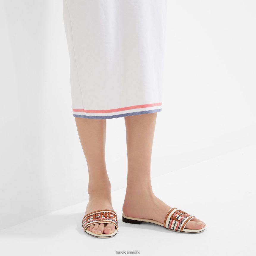 lærred dias Kvinder Fendi fodtøj beige A44V2D1306