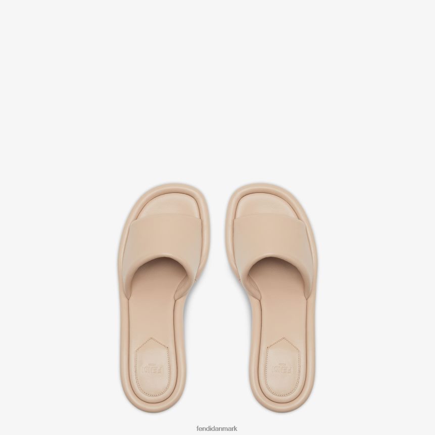nappa læder dias Kvinder Fendi fodtøj beige A44V2D1291